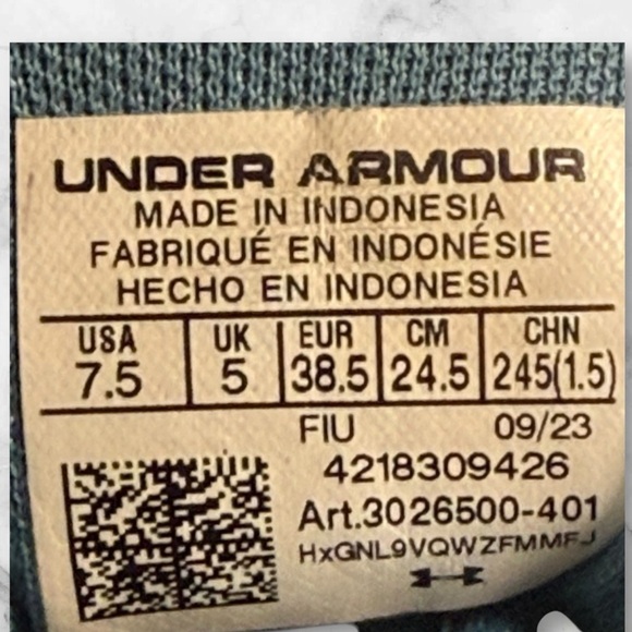 Women’s Under Armour Charged Gemini size 7.5 - Picture 7 of 7